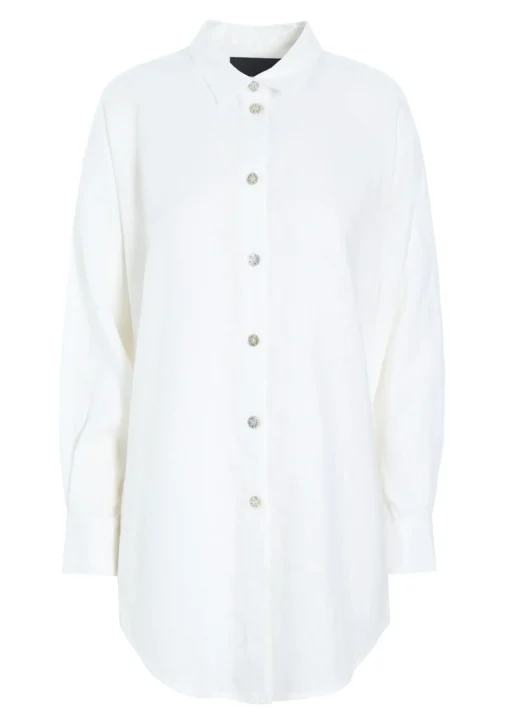 Airy linen skjorte