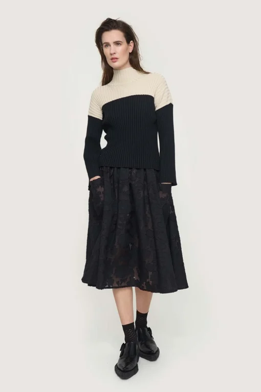 Bloom rib bluse