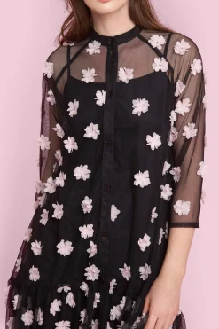 Blossom mesh kjole