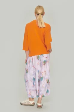 Cloud cashmere bluse med rund hals