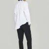 Core cotton asymmetrisk skjorte