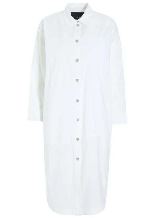 Core cotton skjortekjole