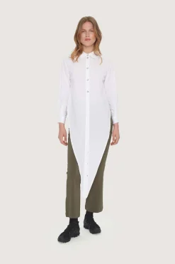 Core cotton slå-om skjorte
