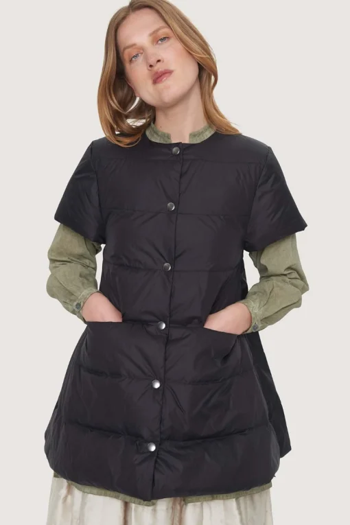 Feather down vest
