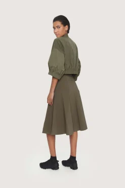Fukkura poplin bomber jakke