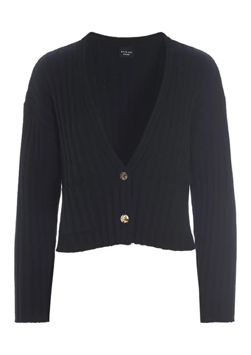 Gamine knit kort cardigan