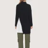 Gamine knit lang bluse