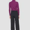 Globe rib højhalset bluse