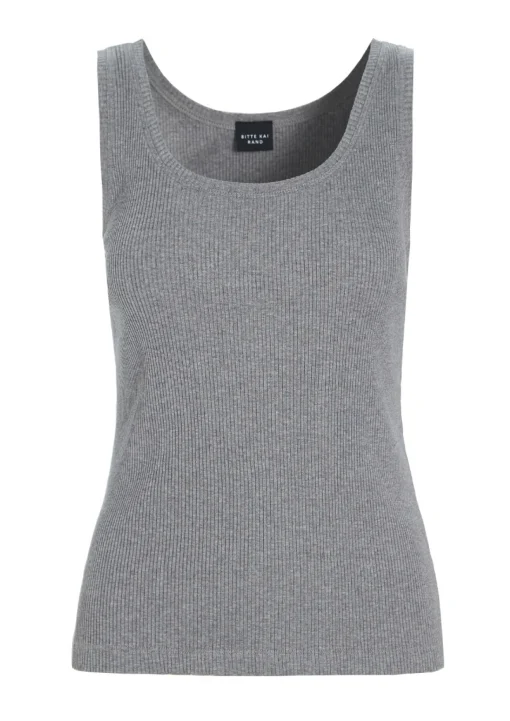 Globe rib tank top
