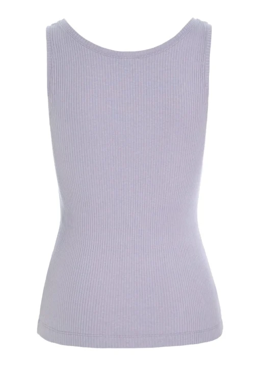 Globe rib tank top