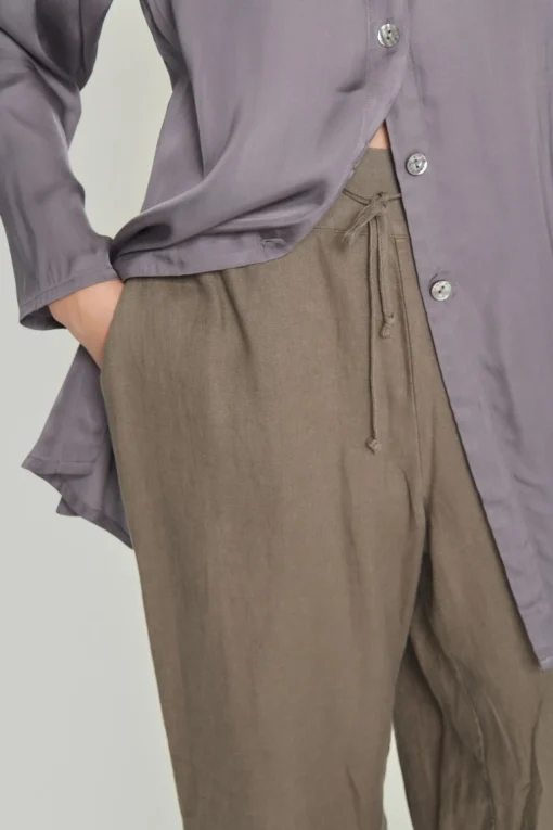 Lazy linen lige bukser