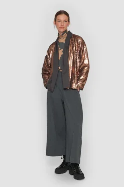 Oiled sequin jakke