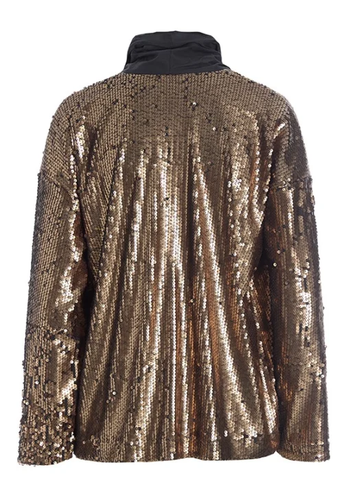 Oiled sequin jakke