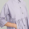 Paper poplin kjole