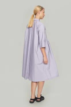 Paper poplin kjole