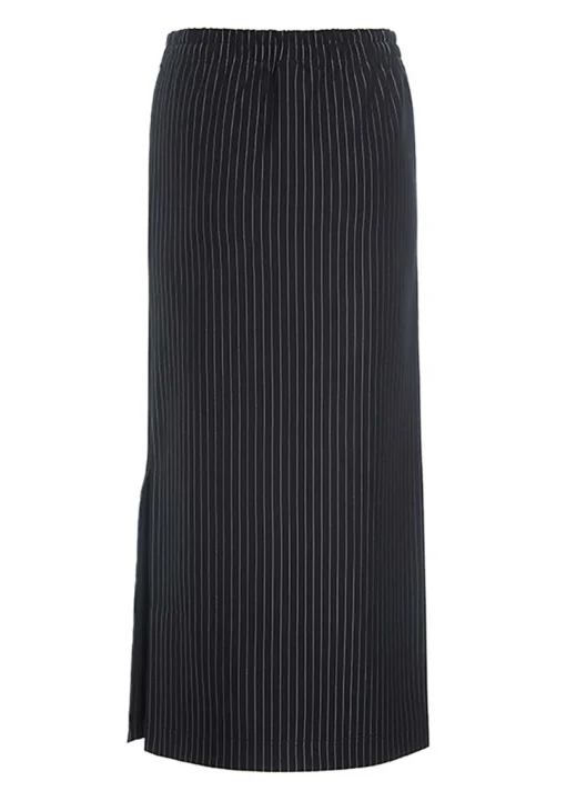 Pinstripe jersey nederdel