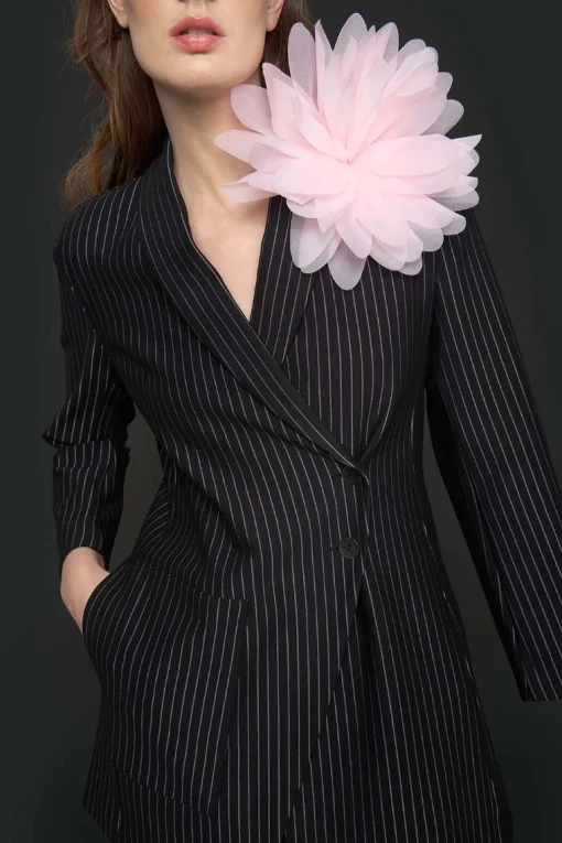 Pinstripe jersey vide bukser