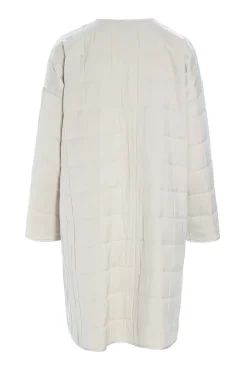 Quilt lang jakke