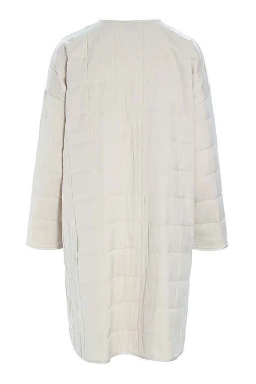 Quilt lang jakke