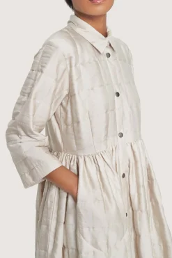 Quilt skjortekjole
