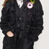 Sequin flower broche