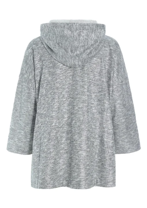 Silver sweat bluse