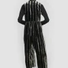 Velvet stripe buksedragt