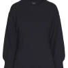 Wakasu wool blend bluse med 3/4 ærme